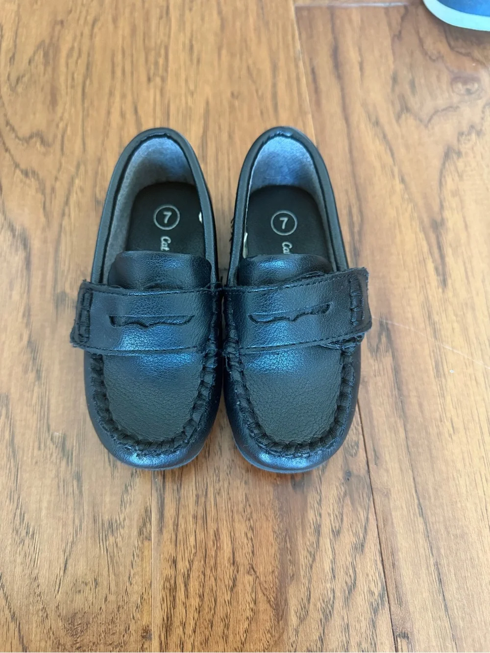 Cat & Jack Navy, Black & Brown Kids Dress Shoe Trio toddler boy size 7